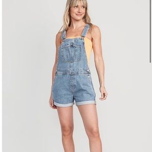 Old Navy denim shortalls
